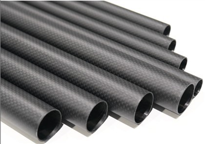 Matfinishet 10 mm kulfiberrør